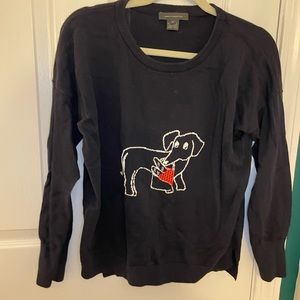 EUC Weiner Dog Dachshund with baguette sweater